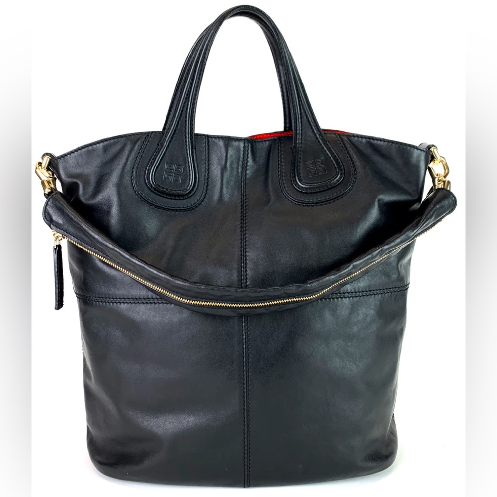 Givenchy Nightingale Black Leather Tote